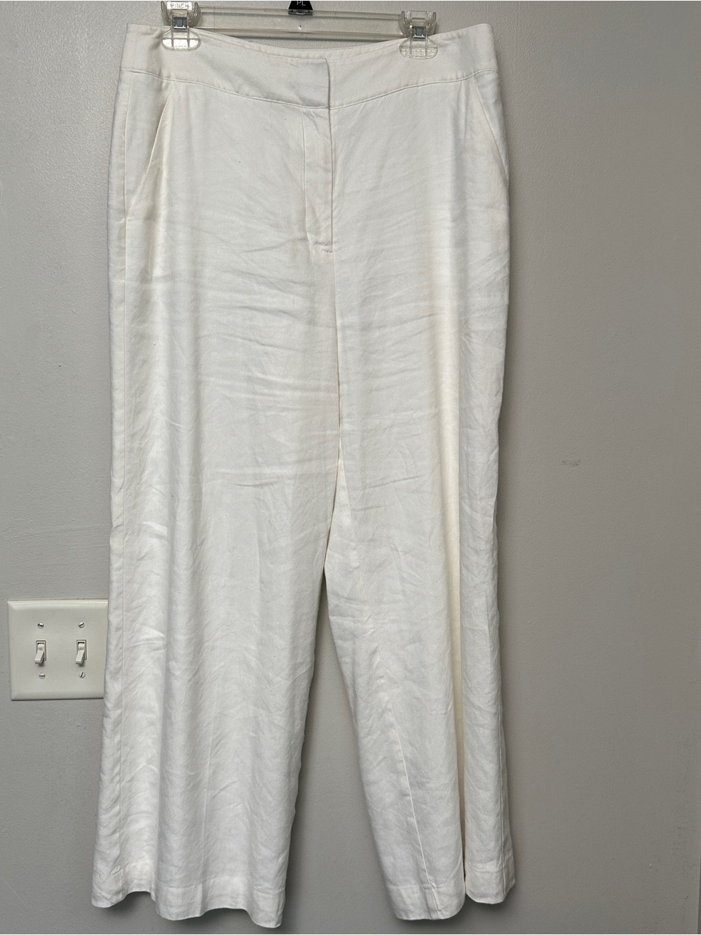 The Limited Ivory Tailored Pants